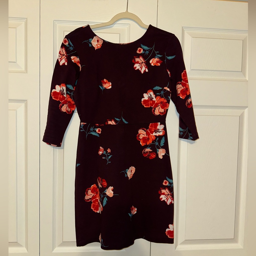 Old Navy 3/4 length sleeve floral dress